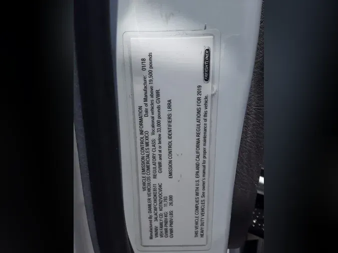 2019 FREIGHTLINER/MERCEDES M2 1063ec030422b07735b2fbc5cdea932f38a