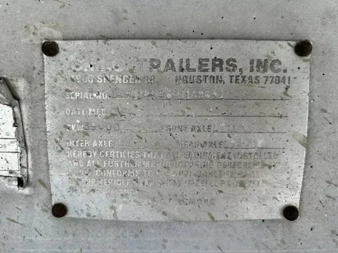1984 CMC 35 FT END DUMP