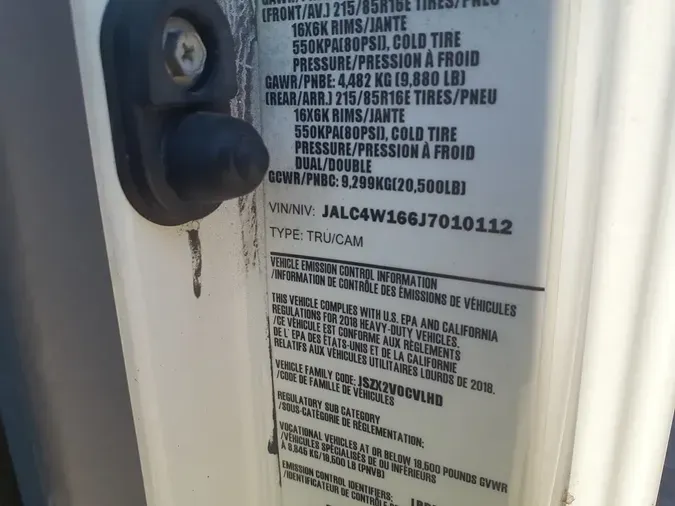 2018 ISUZU NPR HD409fca3dc33e342e5aa9830f49e77a84