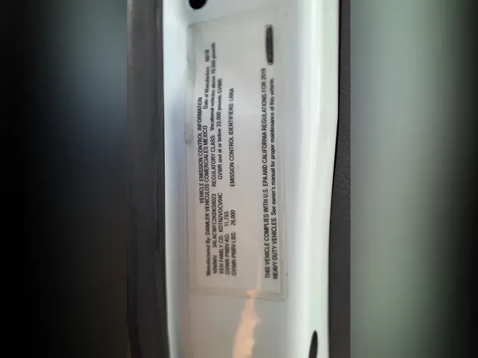 2019 FREIGHTLINER/MERCEDES M2 106418a4a7b7884ae19991833c3c977d99f