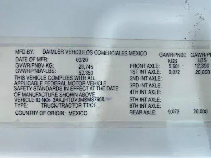 2021 Freightliner Cascadia41cce09da1c0d644e3b4d9070ef7b4a5