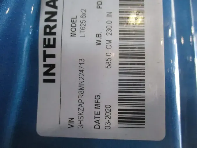 2021 NAVISTAR INTERNATIONAL LT625 SLPR CAB41cfbd6e6d191d4ec262af50b5bec284