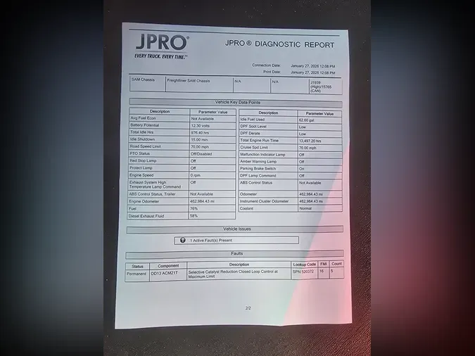 2018 FREIGHTLINER/MERCEDES CASCADIA 113