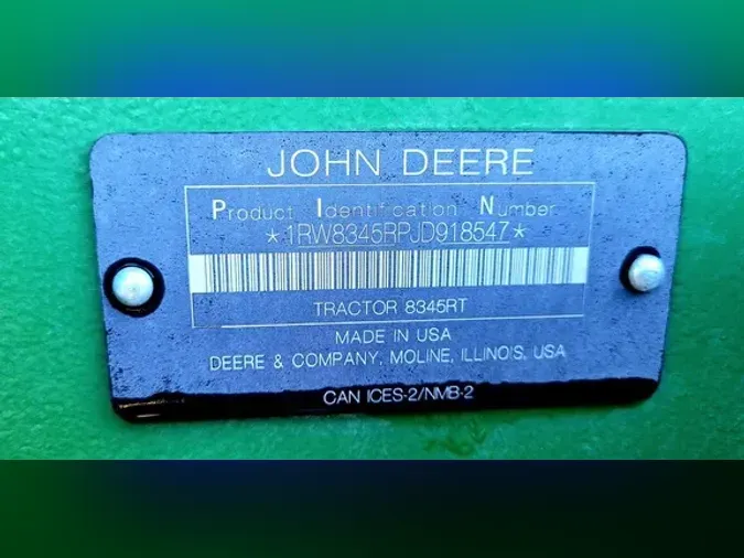 2018 John Deere 8345RT