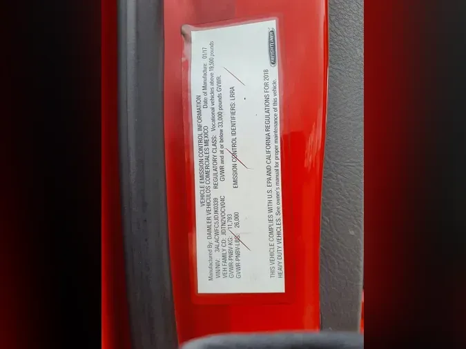 2018 FREIGHTLINER M2 106