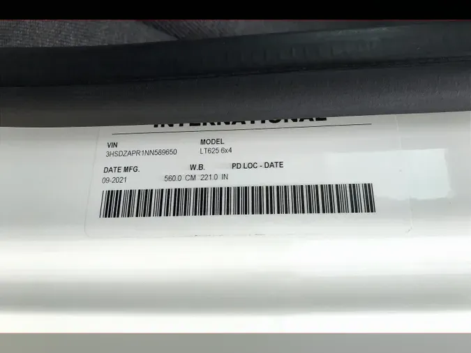 2022 INT LT625 6x4