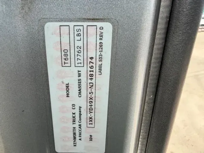 2022 Kenworth T680