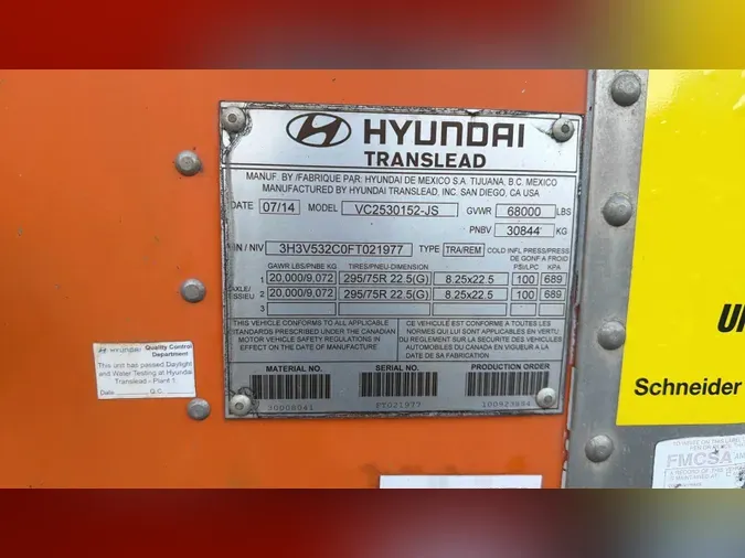2015 Hyundai VC2530152-JS