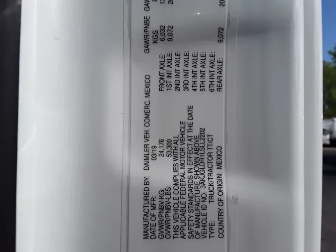 2020 FREIGHTLINER CASCADIA 125