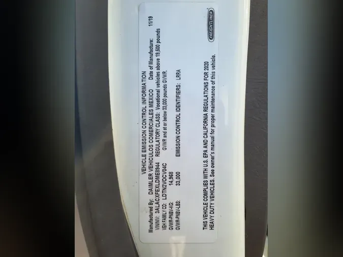 2020 FREIGHTLINER/MERCEDES M2 1064699ba2ea0a746353a6ca814e7a2ed48