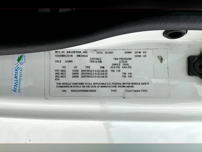 2022 INT LT625 6x4