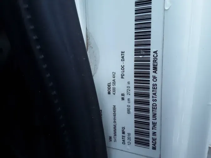 2017 NAVISTAR INTERNATIONAL 4300