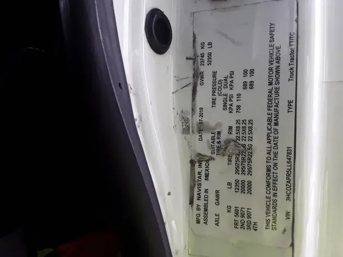 2020 NAVISTAR INTERNATIONAL LT625 DAYCAB T/A48318b84dbb9bda62128a61b201d5569