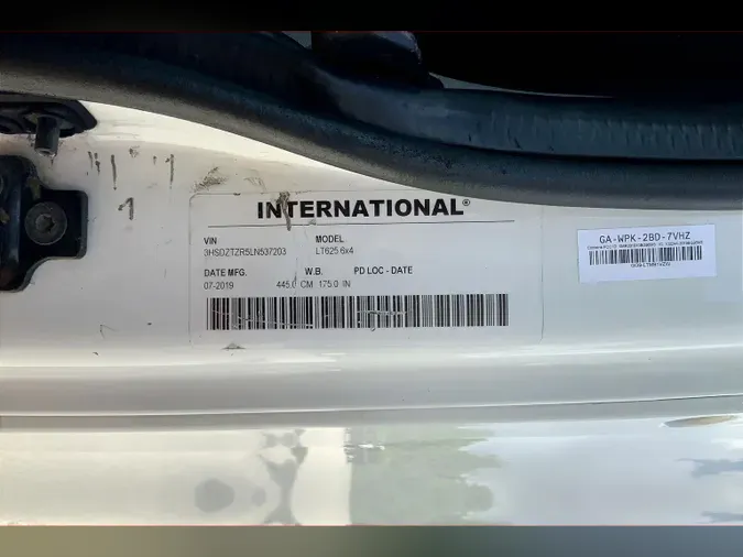 2020 INT LT625 6x4