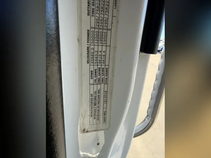 2019 Peterbilt 57948c75d119e5c3ee52423806d850c8752