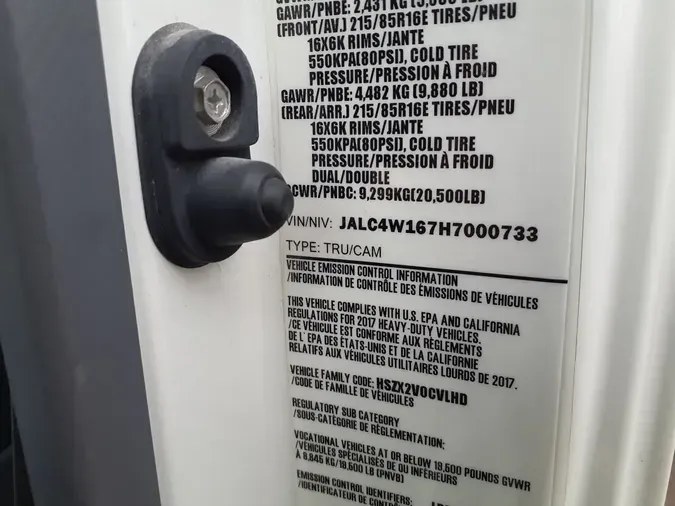 2017 ISUZU NPR492b5875a9916b67c89f2e6d7d10a829