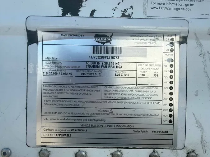 2023 WABASH WA-REF