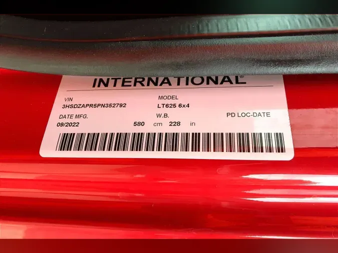 2023 INT LT625 6X4