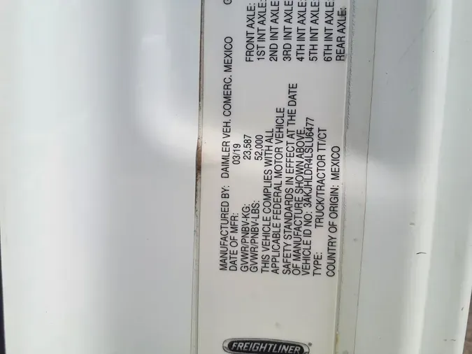 2020 FREIGHTLINER/MERCEDES NEW CASCADIA PX1266449d3c6af9364f682cce8ad2332a6539c