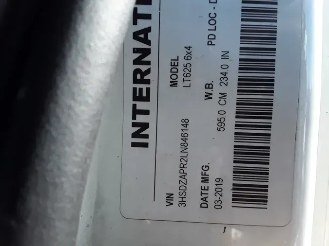 2020 NAVISTAR INTERNATIONAL LT625 SLPR CAB