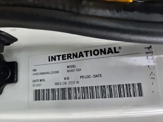 2022 International MV607