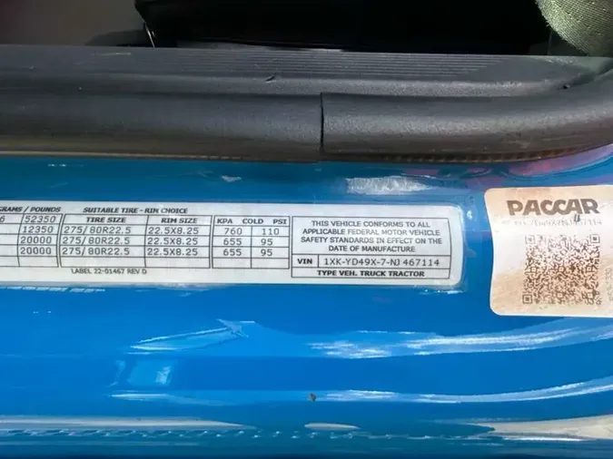 2022 Kenworth T6804b2c8a285e95f6e732674fa5367fc814