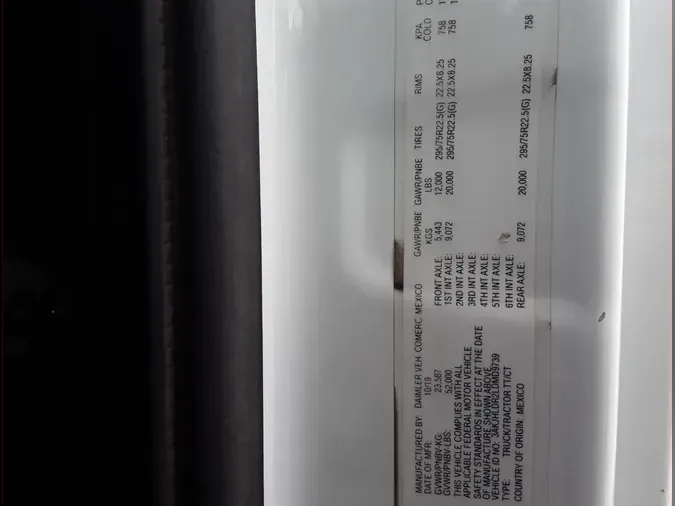 2020 FREIGHTLINER/MERCEDES NEW CASCADIA PX126644bdeb2759d9f953d570d79bab750502e