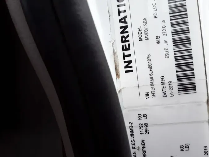 2020 NAVISTAR INTERNATIONAL MV607 (4X2)