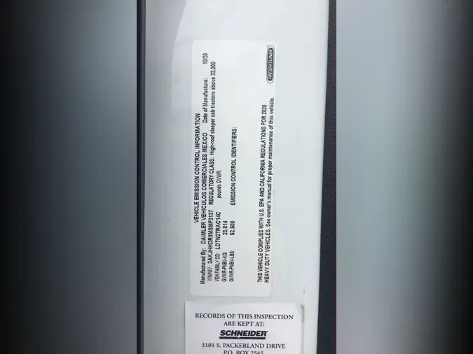 2021 Freightliner Cascadia