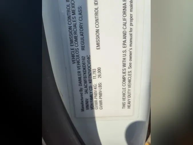 2019 FREIGHTLINER M2 106
