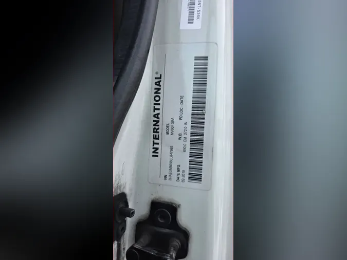 2020 NAVISTAR INTERNATIONAL MV607 (4X2)