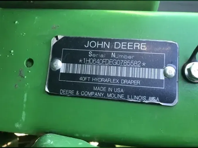 2016 John Deere 640FD