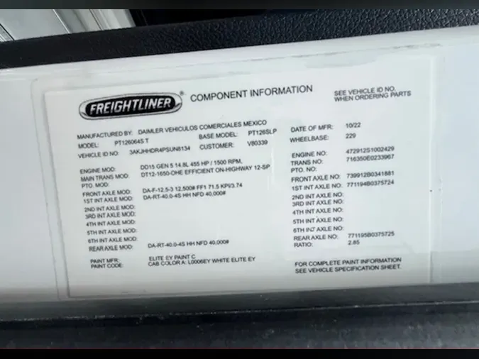 2023 Freightliner PT126SLP