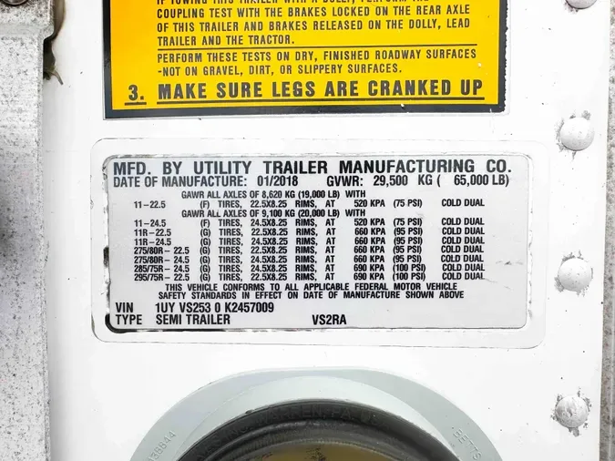 2019 UTILITY VS2RA