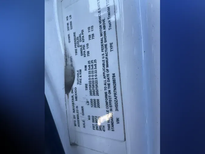 2022 International LT62552c415501341ff4650623c5d9d58509a