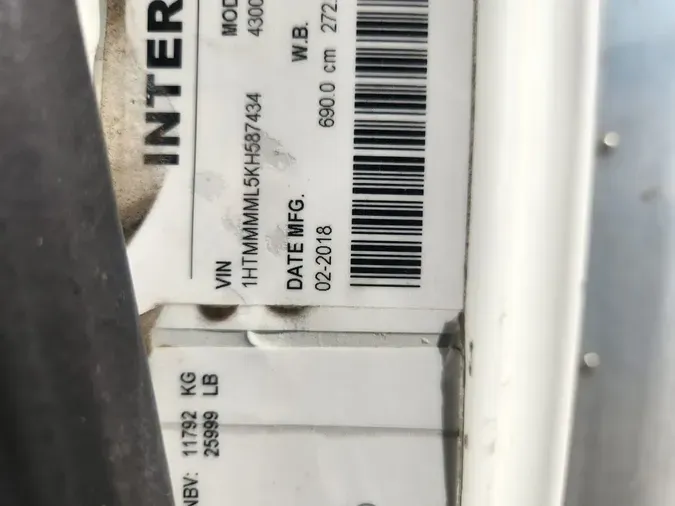 2019 NAVISTAR INTERNATIONAL 4300530593437ba2ec13d6ff43e2fca7459a