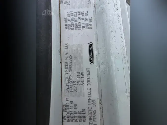 2016 FREIGHTLINER 114SD