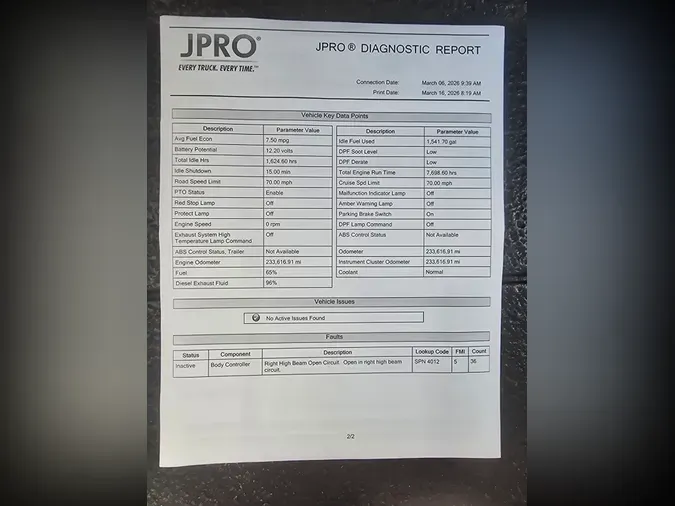 2020 NAVISTAR INTERNATIONAL MV607 (6X4)