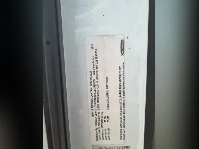 2022 FREIGHTLINER/MERCEDES NEW CASCADIA PX1266455026f7e96b1a727ee9044302b42905a