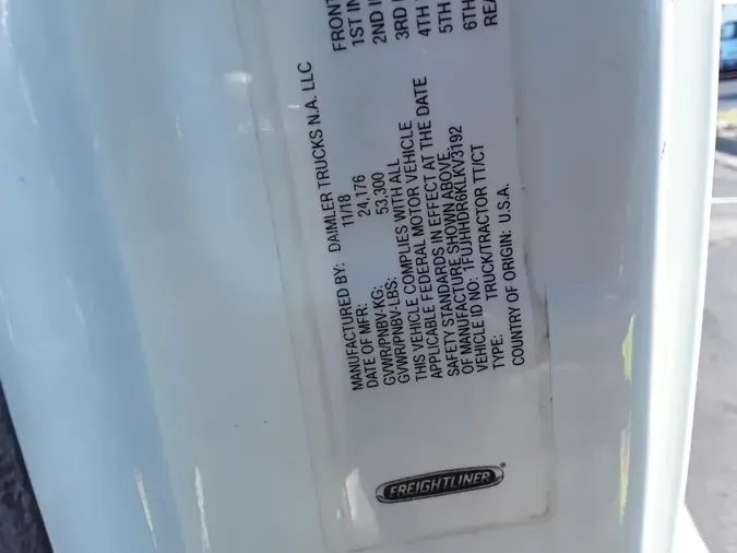 2019 FREIGHTLINER/MERCEDES NEW CASCADIA PX12664