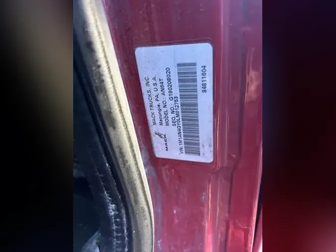 2020 MACK ANTHEM 64T