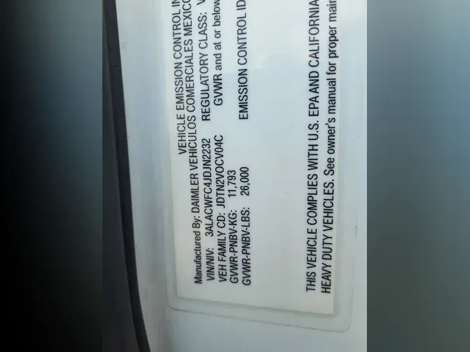 2018 FREIGHTLINER M2 106