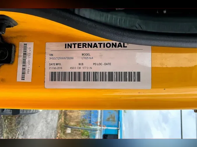 2019 INT LT625 6x4