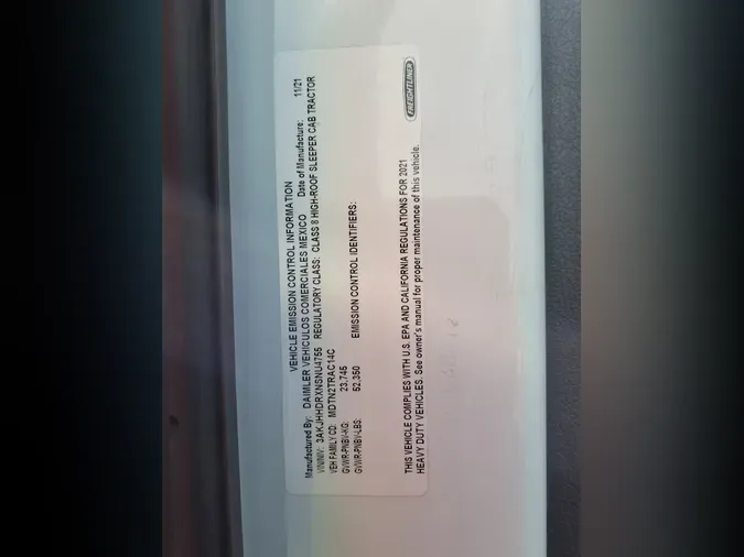 2022 FREIGHTLINER NEW CASCADIA PX12664