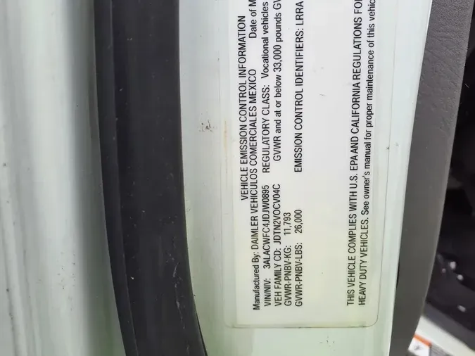 2018 FREIGHTLINER/MERCEDES M2 106