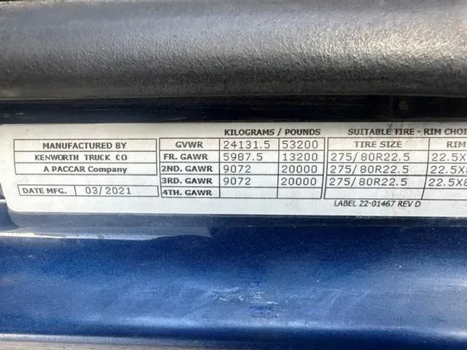 2022 Kenworth T68056ffe8250ac9958dfb77c1b027a5a98d
