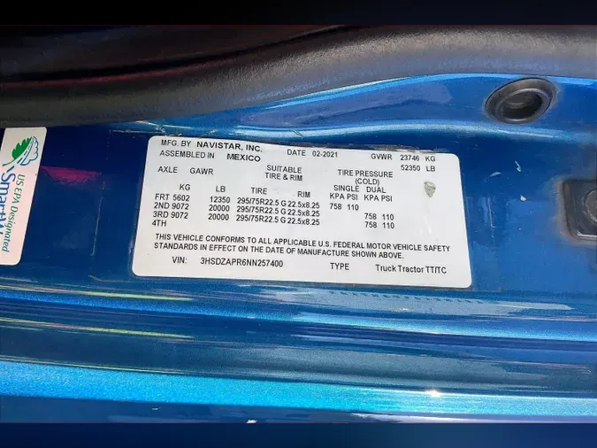 2022 INT LT625 6x4