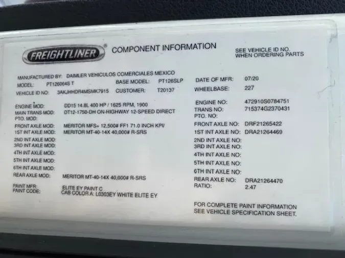 2021 Freightliner Cascadia58085d9fd757a453bc47f45c4cab217b