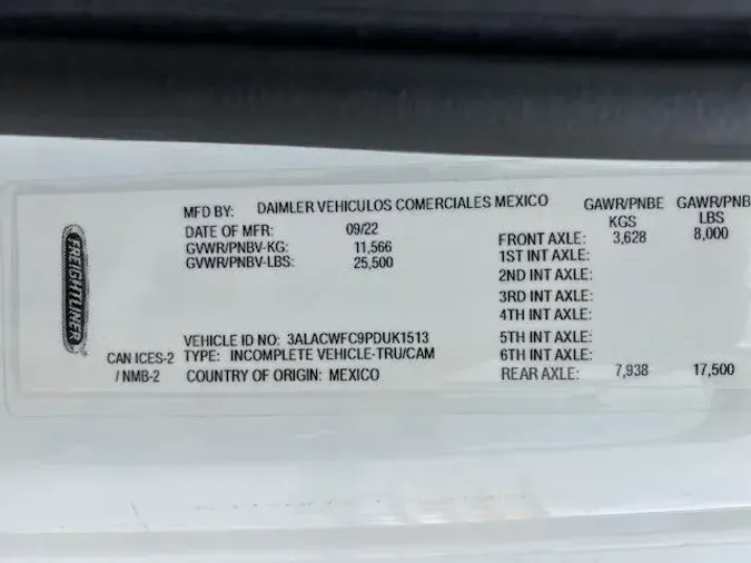 2023 Freightliner Business Class M2 106