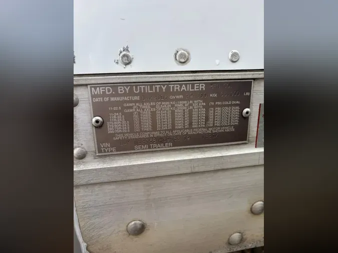 2017 UTILITY TRAILERS 36/150/102
